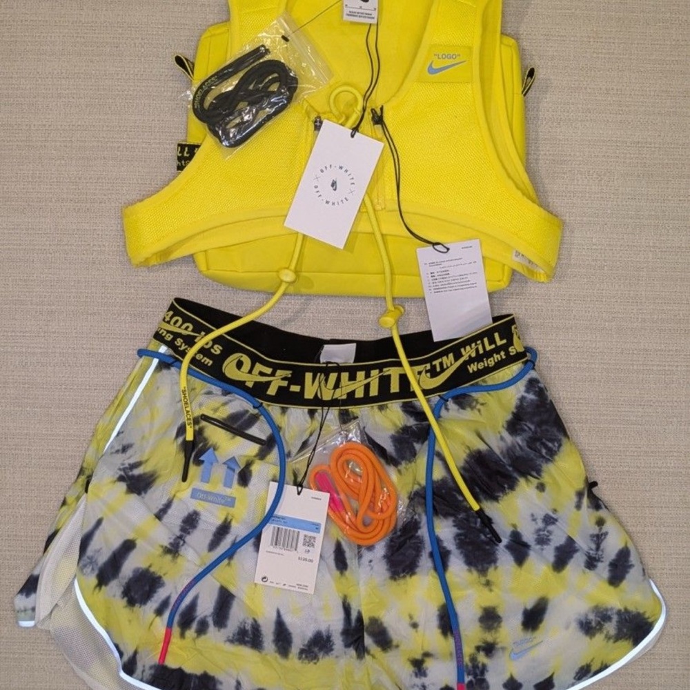 Off White X Nike Utility Vest Bag & Short Set  - (Medium)